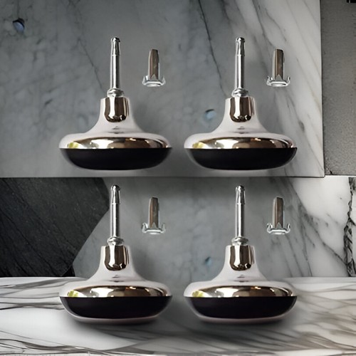 Chrome feet leg gliders castor - feet,
