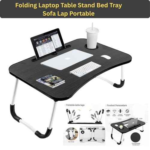 Portable folding laptop bed - laptop,
