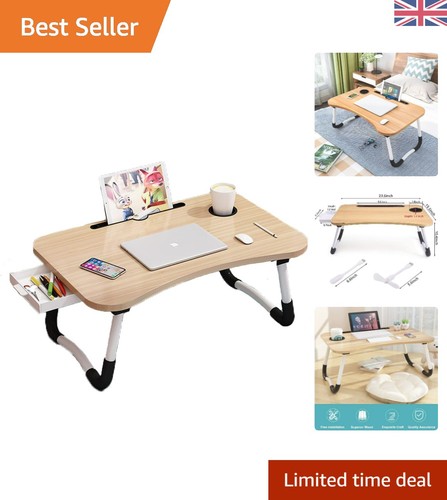 Versatile bed tray with - tray, cup