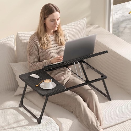 Folding laptop desk for bed - folding,