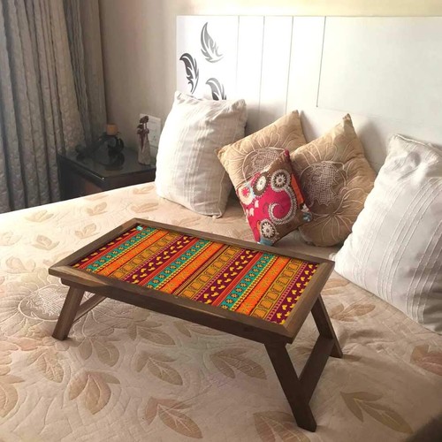 Wood laptop table - for, bed