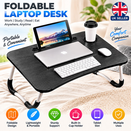 Foldable laptop table - table, lap