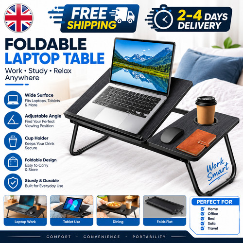 Foldable laptop table - foldable,