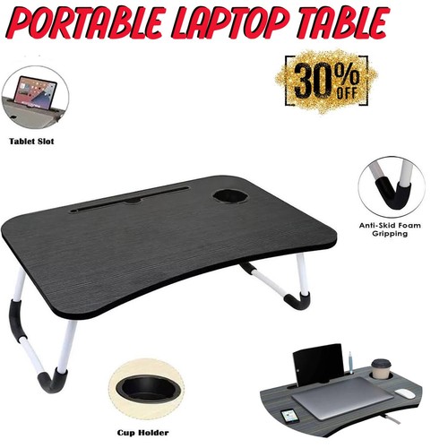 Portable folding laptop bed - folding,